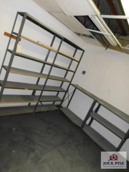 (7) Metal Wall Shelving Units