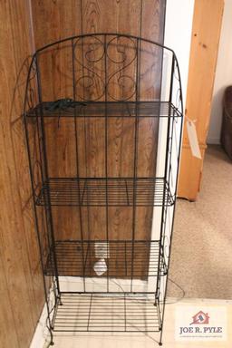 Black wire shelf