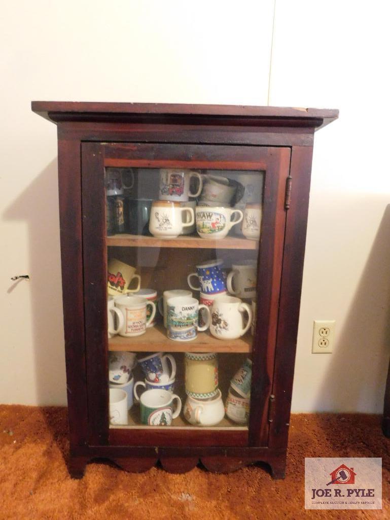 Cabinet and contents