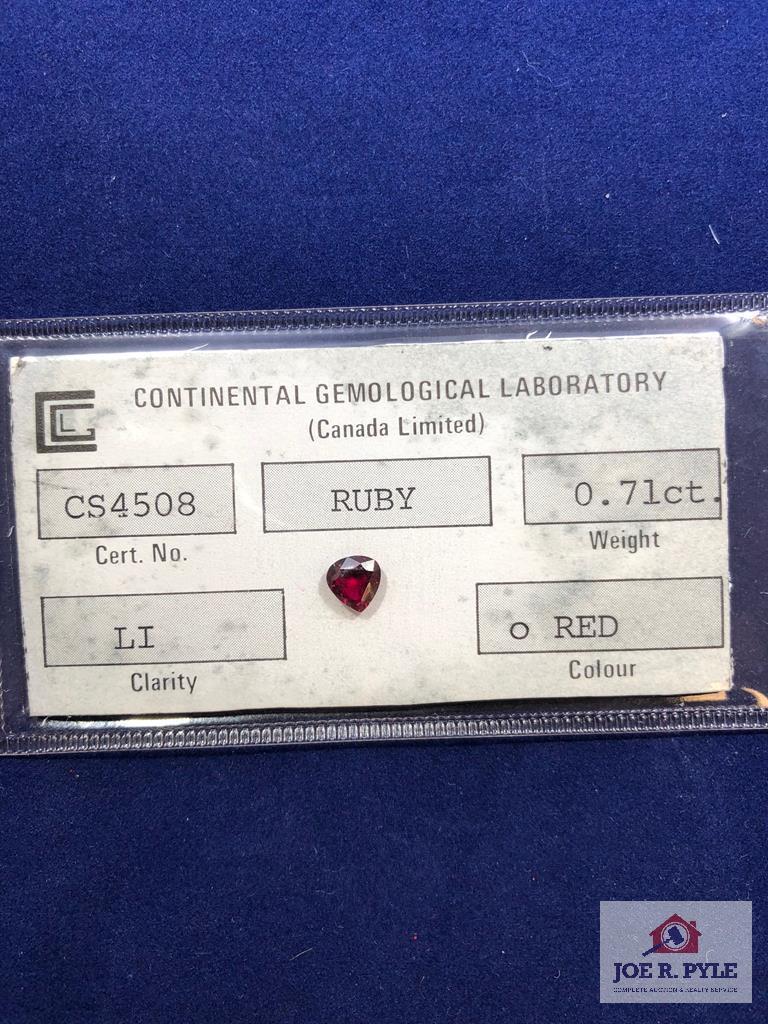 .71 Ct Ruby