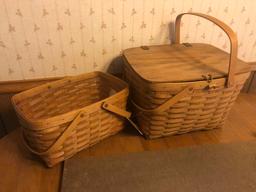 2 Signed Longenberger Baskets