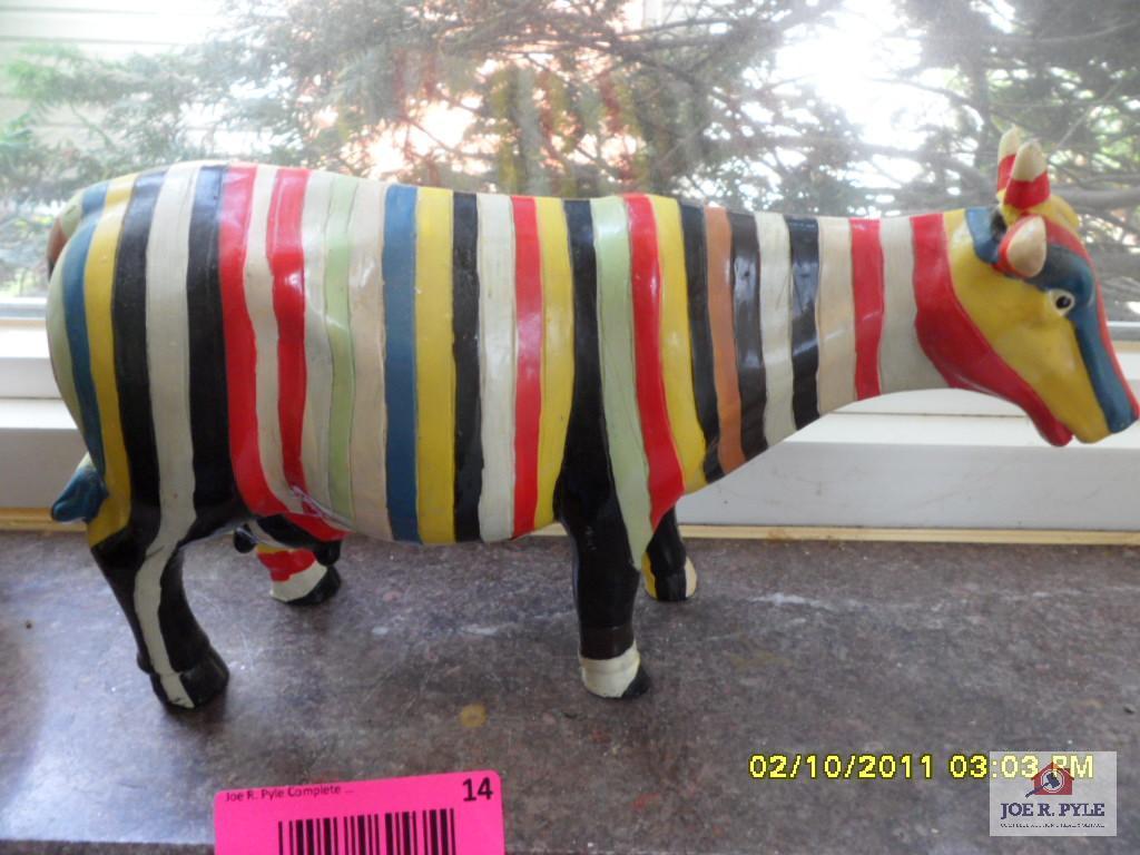 Multicolored cow