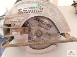 Craftsman Sawmill Circular Saw And Black And Decker 2 Speed Jig Saw