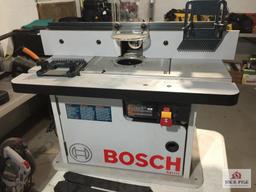 BOSCH work table and CRAFTSMEN router