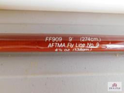 Fenwick 9' line no 9 fly rod with case