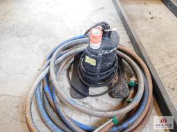 Sump pump w/hose