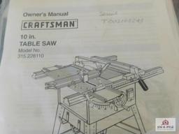 Craftsman 10" table saw