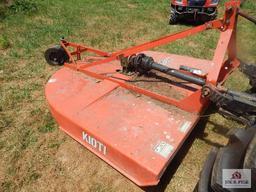 Kioti 6' Brush Hog 3Pt Hitch