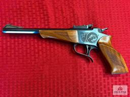 Thompson Center Contender Pistol .221 Fireball | SN: 16775 | Comments: CUSTOM GRIP WITH "BUCK"
