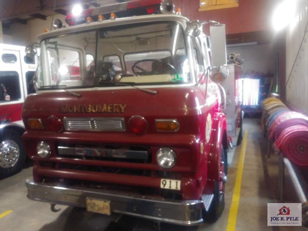 GMC 7500 Diesel Fire Truck with 2,731 miles