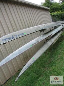 Kaschper racing shell approx. 40 ft w name Becky Ullrich