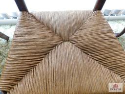 Woven bottom chair