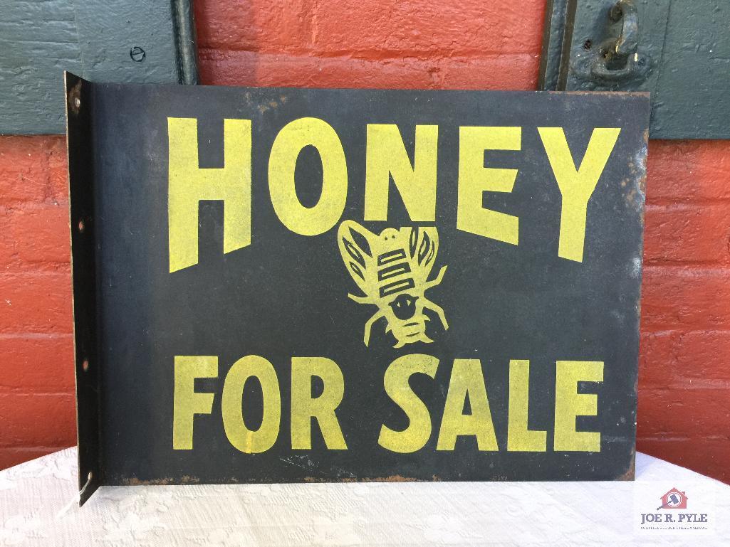 Porcelain "Honey For Sale" sign