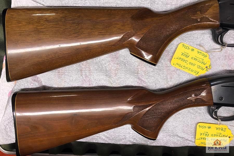 Matched Pair of Remington Model 1100 Skeet 28ga & .410 bore | SN: L2033.J & L193229H