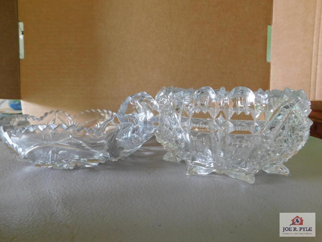 Cut Glass Candy Dishes