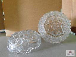 Cut Glass Candy Dishes