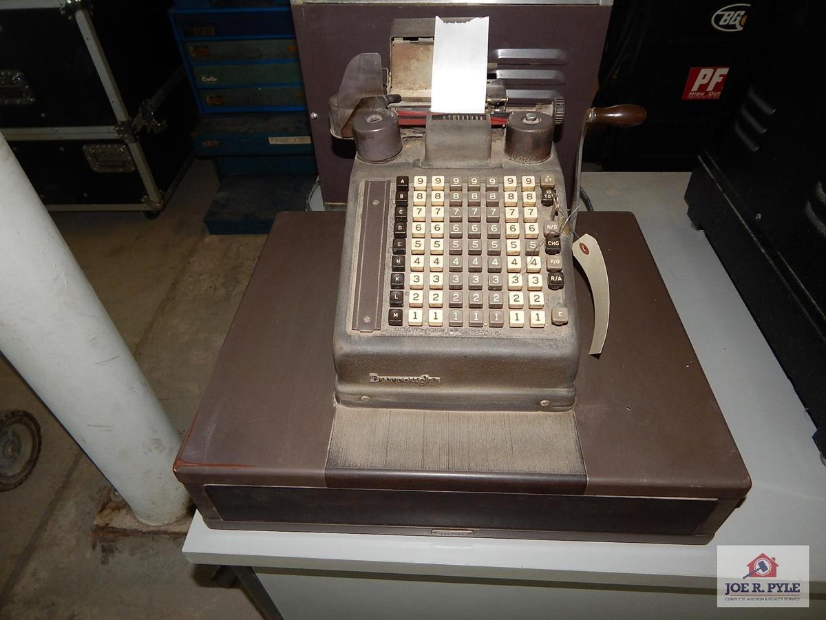 Burroughs early cash register