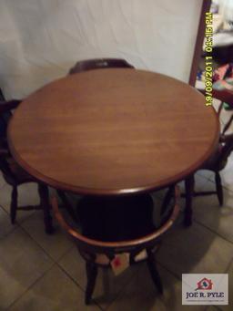 drop leaf table w 4 chairs