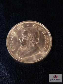 1980 1 OZ. Gold Krugerrand Coin