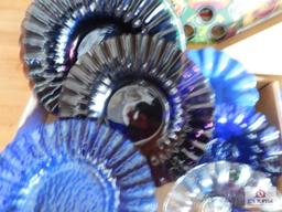 Handcrafted art glass bowls & plates