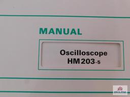 Hameg 20MHZ oscilloscope model HM203-5