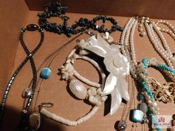 Collection of costume jewelry