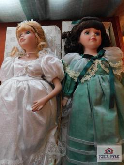 2 Porcelain dolls