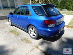 2004 Subaru Impreza all wheel drive vin: JF1GG29624G816322 4-speed manual transmission turbo,