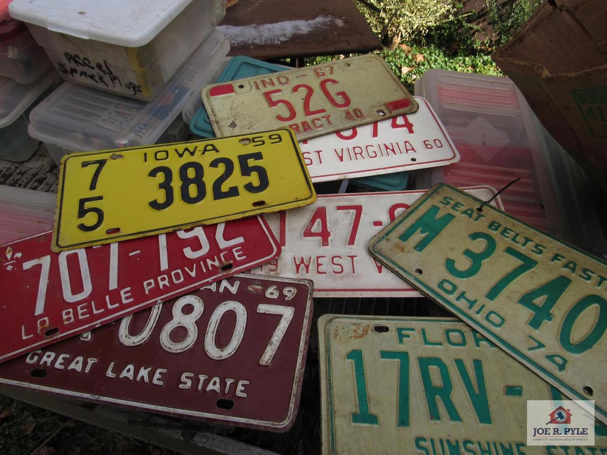 Vintage License Plates