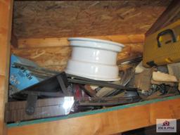 8 Ft Section Of Car Parts and other Misc. Parts