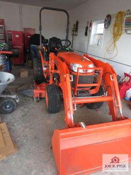 4Wd Kubota B2920 Tractor W Front End Loader & Belly Mower