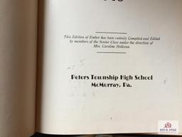 Yearbooks: Peters Twp. High School: 1945 thru 1948, and 1951