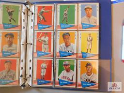 1960 Fleer BB greats lot 150 cards: Ruth, Cobb, Johnson, Ott, Speaker, Waners, Wilson, Traynor,