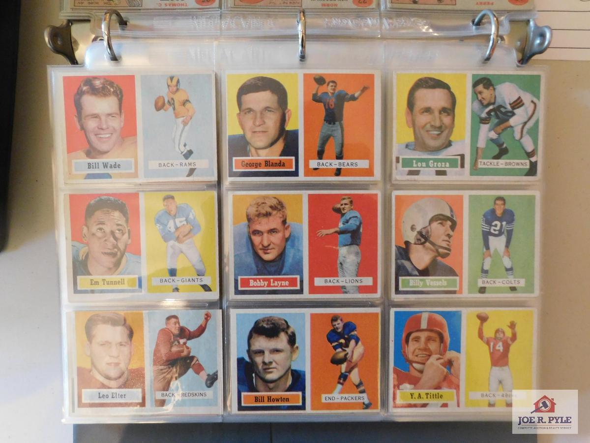 1957 Topps FB complete set