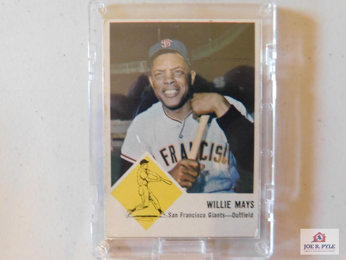 1963 Fleer BB complete set: includes checklist and unmarked