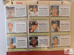 1961-63 Post/Jell-O assortment: mixed baseball and football lot 73 Total Cards
