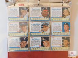 1961-63 Post/Jell-O assortment: mixed baseball and football lot 73 Total Cards