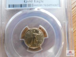 2018 First Day Issue PCGS MS 70 Gold Eagle $5
