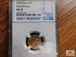 2018 Eagle G $5 Early Release MS 70