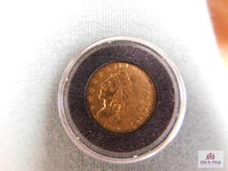 1908 Indian Head $2.50 Gold Piece
