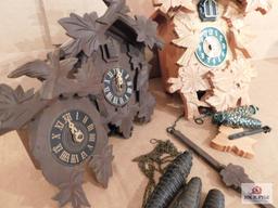 Group Of Cuckoo Clocks