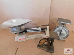 Group Of 3 Scales- Ohaus, Hanson And Liberty Postal Scale