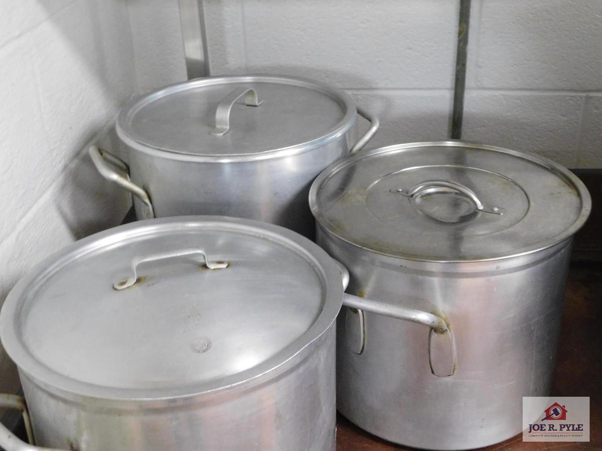 Commercial stock pots