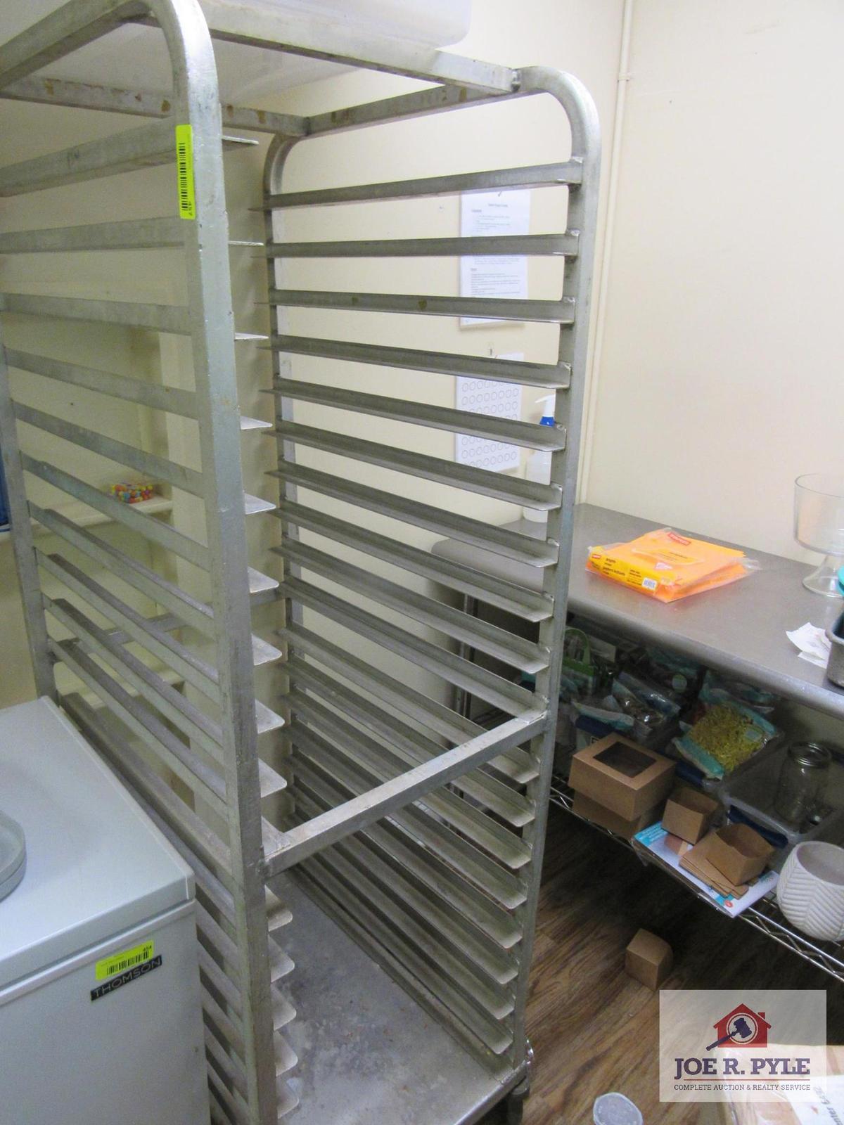 aluminum bakers rack