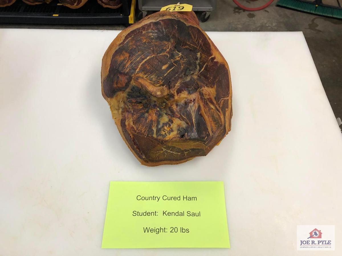 Country Cured Ham (20lbs) | Student: Kendal Saul