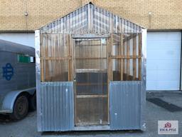 8' x 10' Utility Shed/Green House