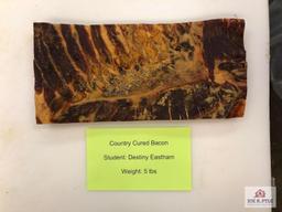 Country Cured Bacon (5lbs) | Student: Destiny Eastham