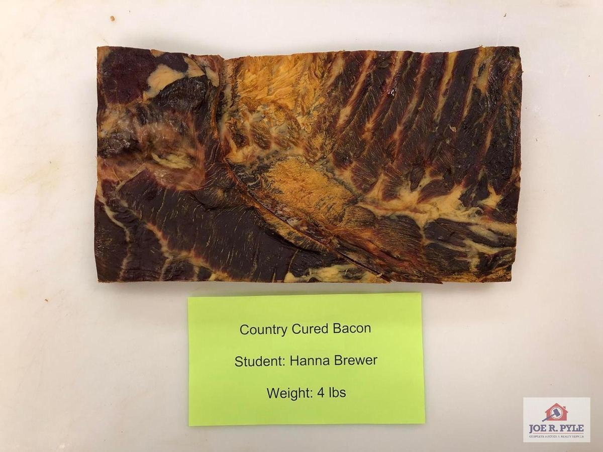 Country Cured Bacon (4lbs) | Student: Hanna Brewer