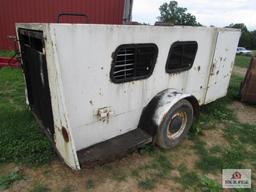 Miniature Livestock Trailer Approx. 13 Ft Long And Approx. 5Ft Wide And Approx. 4Ft Tall With One