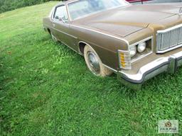 1976 Mercury Marquis 2 Door 100372 Miles{Non Running} Vin# 6Z66A587146